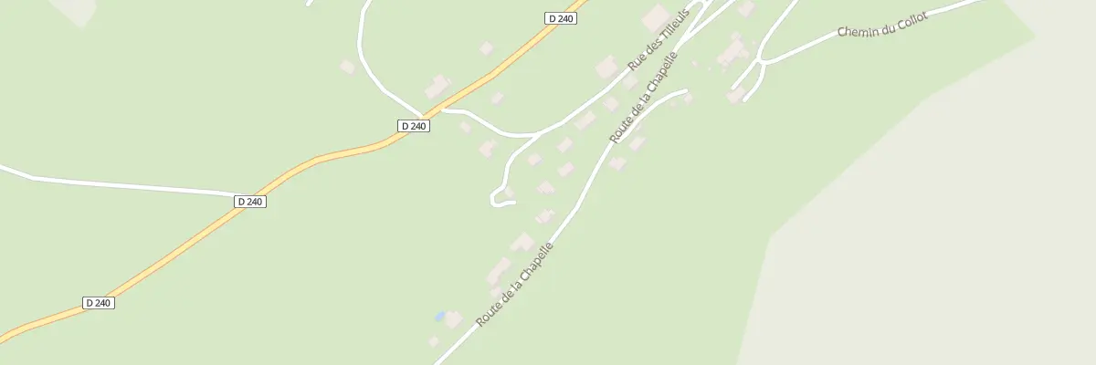 Plan du 3 Che Communal à Plaimbois-Vennes