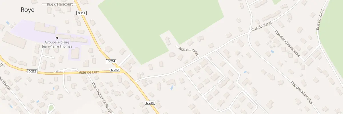 Plan du 7 Rue du Varet à Roye