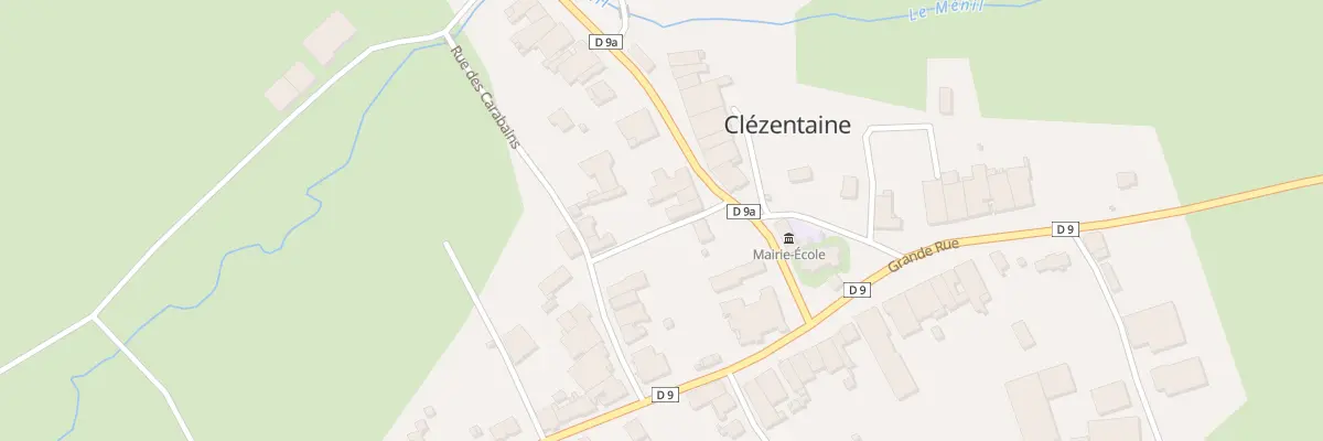 Plan du 113 Rue de la Grand’Fontaine à Clézentaine