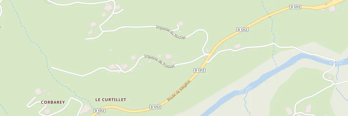 Plan du 154 Imp de Prasset à Flumet