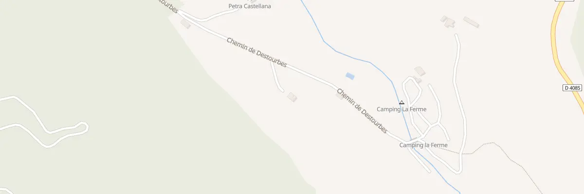 Plan du 7330 Hubac de la Lagne à Castellane