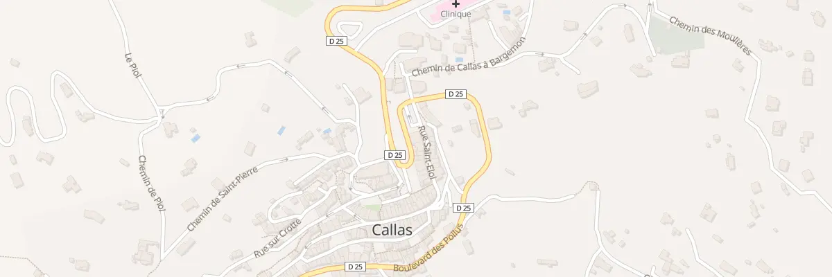 Plan du 23 Rue Saint Eloi à Callas
