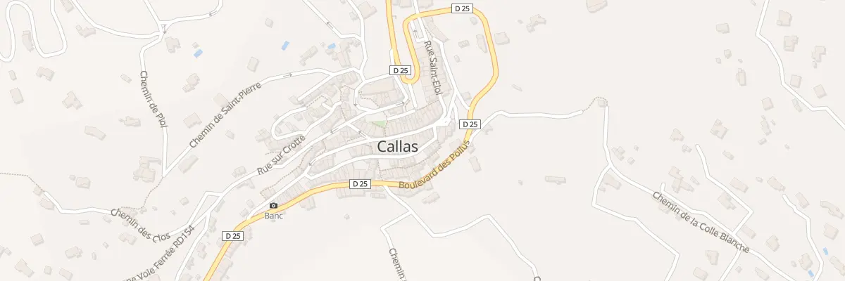 Plan du 26 Grande Rue à Callas