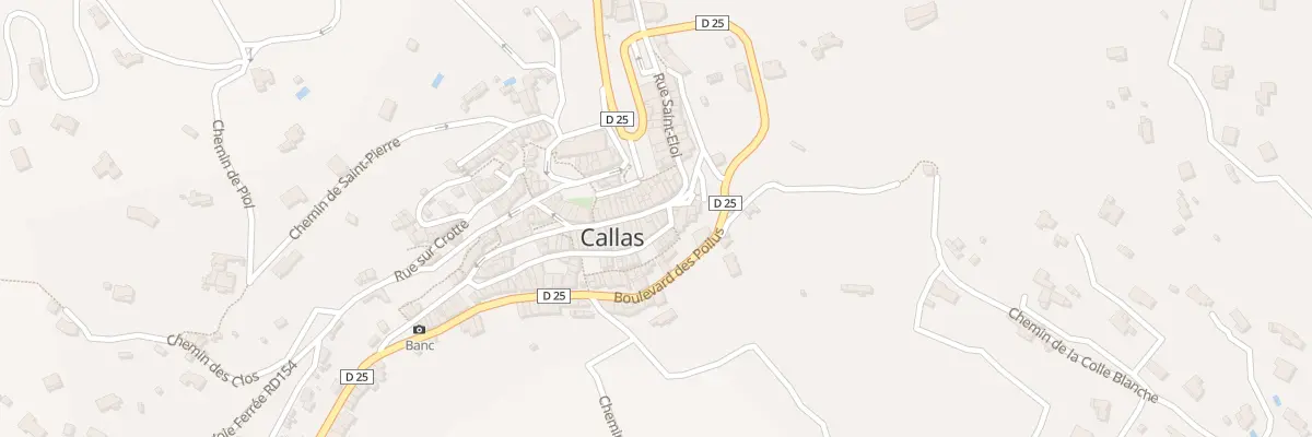 Plan du 5165 Grande Rue à Callas