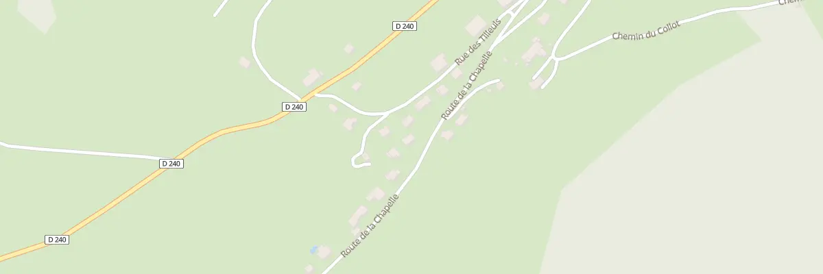 Plan du 8 Rue de la Chapelle à Plaimbois-Vennes