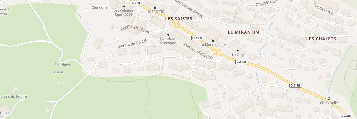 Plan du 5711 Res Le Village à Hauteluce