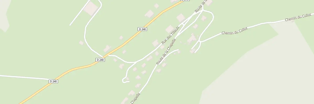 Plan du 1 Rue des Tilleuls à Plaimbois-Vennes