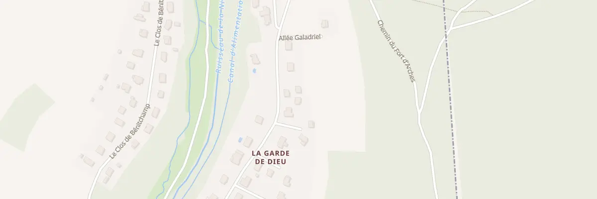 Plan du 733 Che de Rebeaumont à Arches
