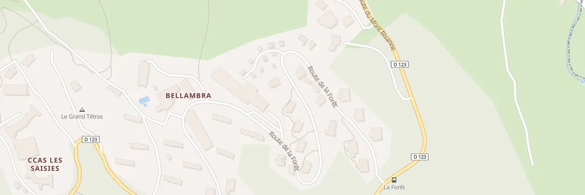 Plan du 400 Rte de la Forêt à Villard-sur-Doron