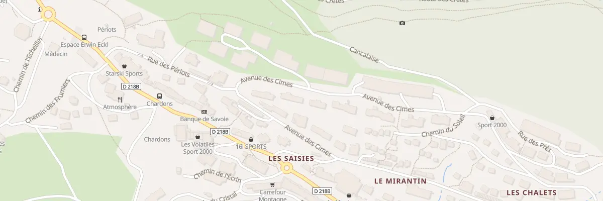 Plan du 5280 Res Le Soleil à Hauteluce