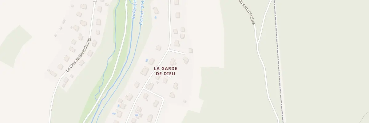 Plan du 15B Che de Rebaumont à Arches