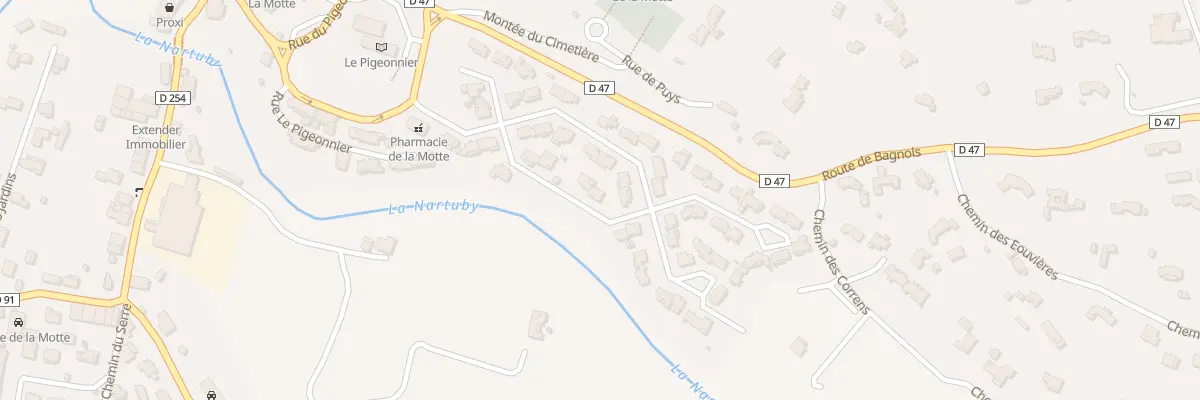 Plan du 40 Lot les Hauts de la Nartuby à La Motte