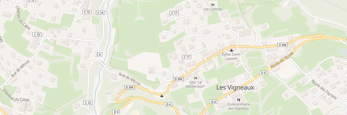 Plan du 69 Che de la Daurelle aux Vigneaux