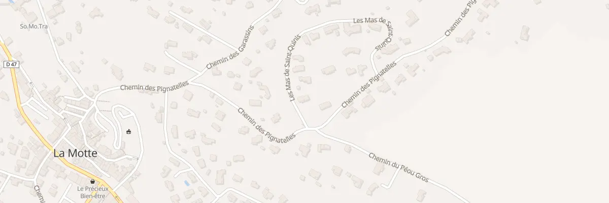 Plan du 9022 Les Garassins à La Motte
