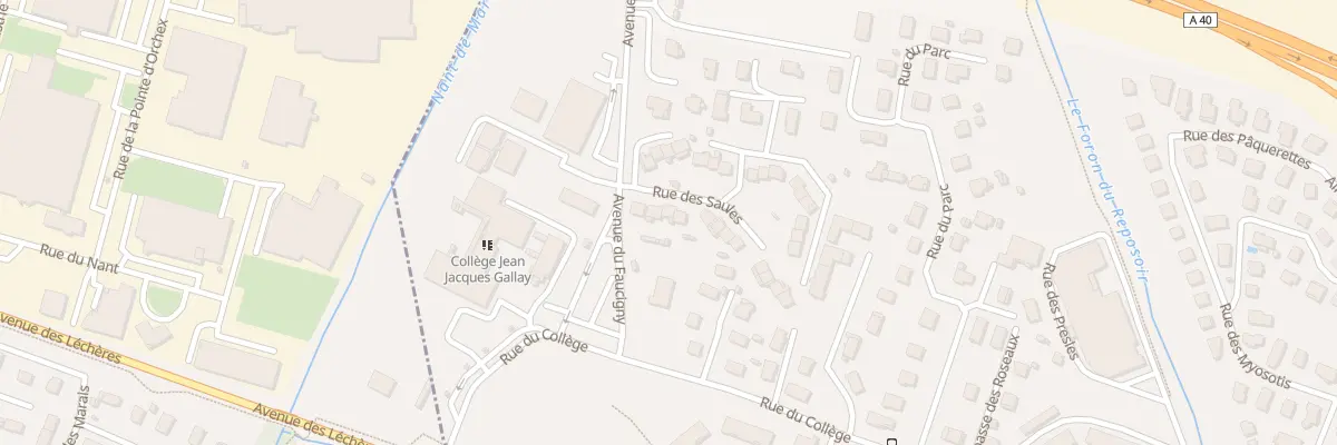 Plan du 36 Rue des Saules à Scionzier