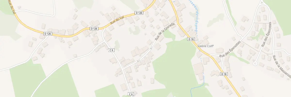 Plan du 12 Rue de la Grenelle à Belles-Fontaines