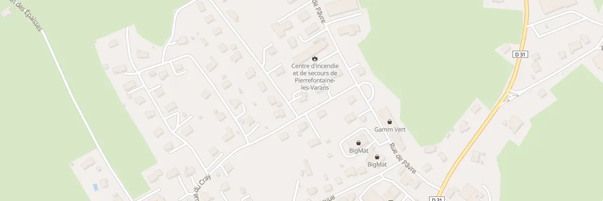 Plan du 2A Rue de la Monnechaux à Pierrefontaine-les-Varans