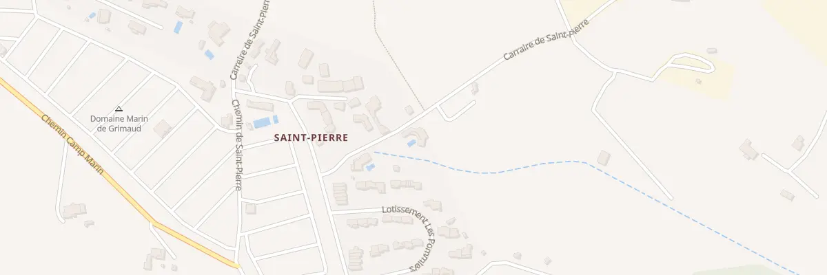 Plan du 9001 Che Saint-Pierre à Grimaud