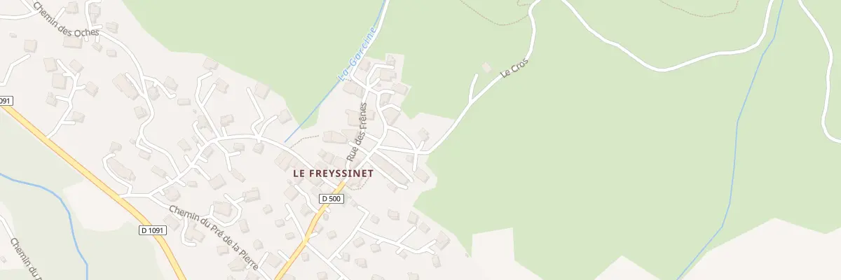 Plan du 25 Rte de la Mine au Monêtier-les-Bains