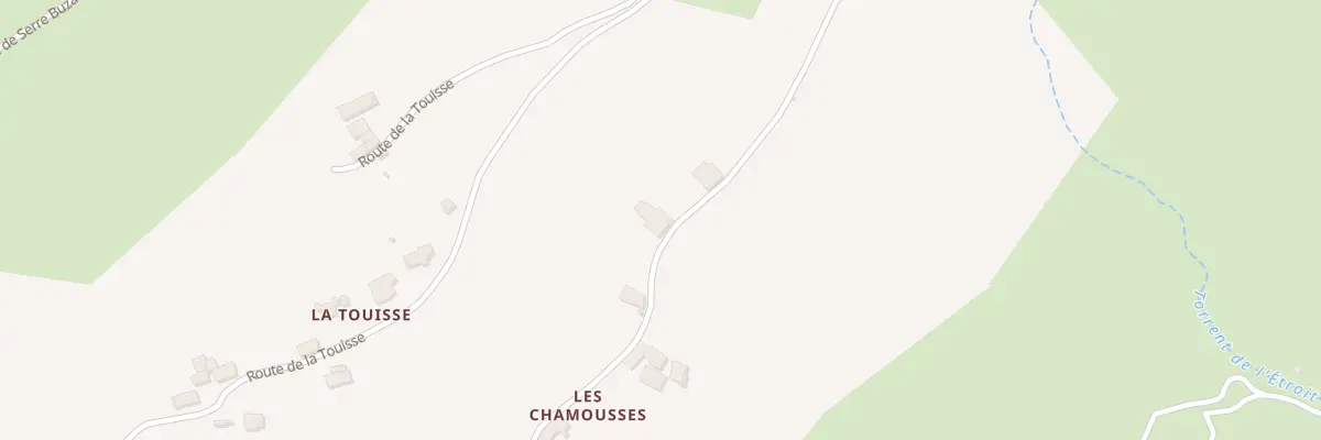 Plan du 5410 Les Chamousses à Châteauroux-les-Alpes