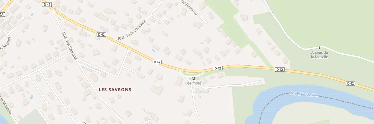 Plan du 463 Rte de Jarmenil à Archettes