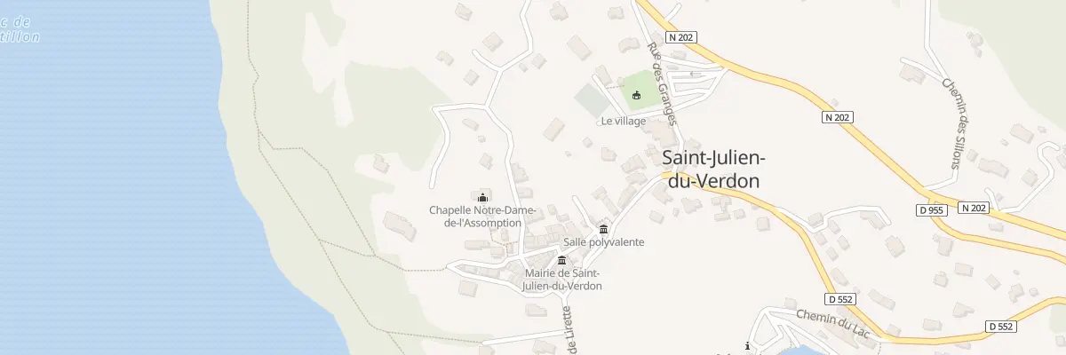 Plan du 57 Rue de la Bergerie à Saint-Julien-du-Verdon