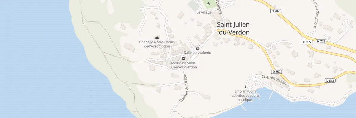 Plan du 54 Rue de l’École à Saint-Julien-du-Verdon