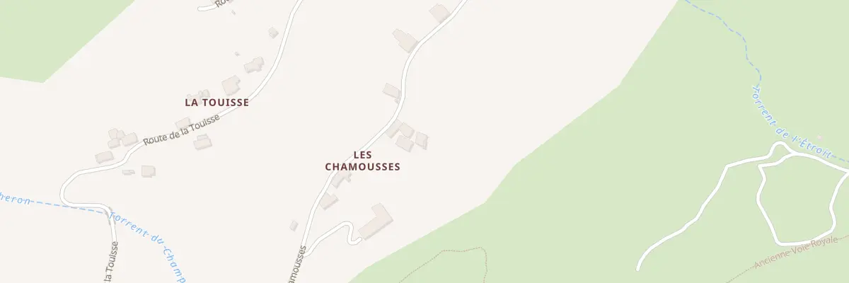 Plan des Chamousses à Châteauroux-les-Alpes