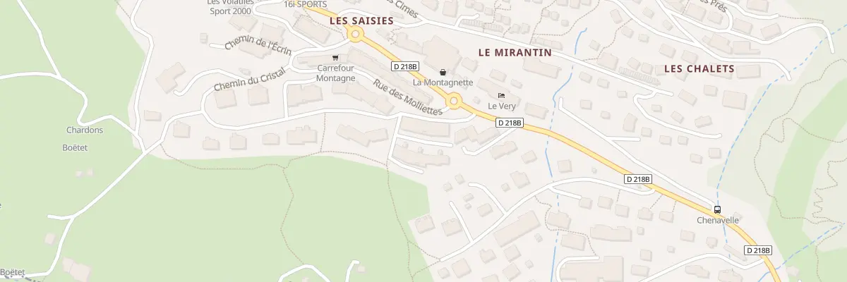 Plan du 5871 Res Batiment Les Fritillaires à Hauteluce