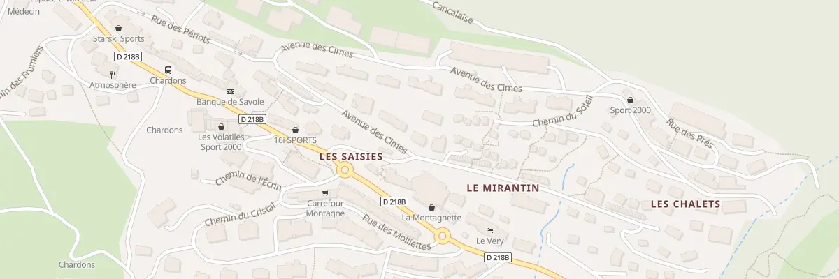 Plan du 5723 Imm Le Rond Point à Hauteluce