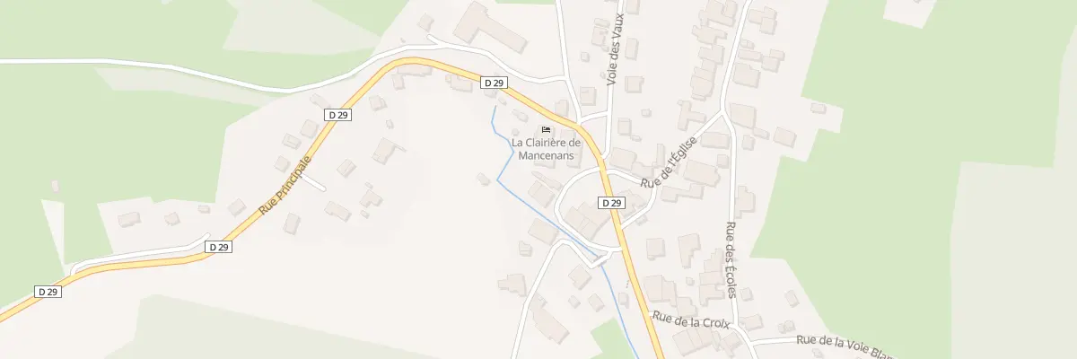 Plan du 8 Rue du Ruisseau à Mancenans
