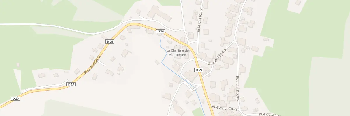 Plan du 5138 Rue Principale à Mancenans