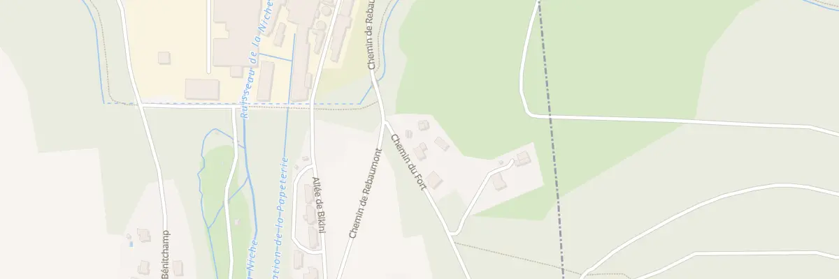 Plan du 1 Che du Fort à Arches