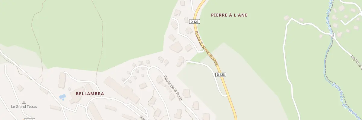 Plan du 870 Rte du Mont Bisanne à Villard-sur-Doron