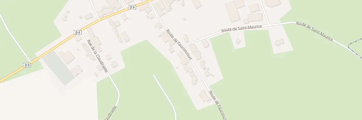 Plan du 170 Rte de Fauconcourt à Clézentaine
