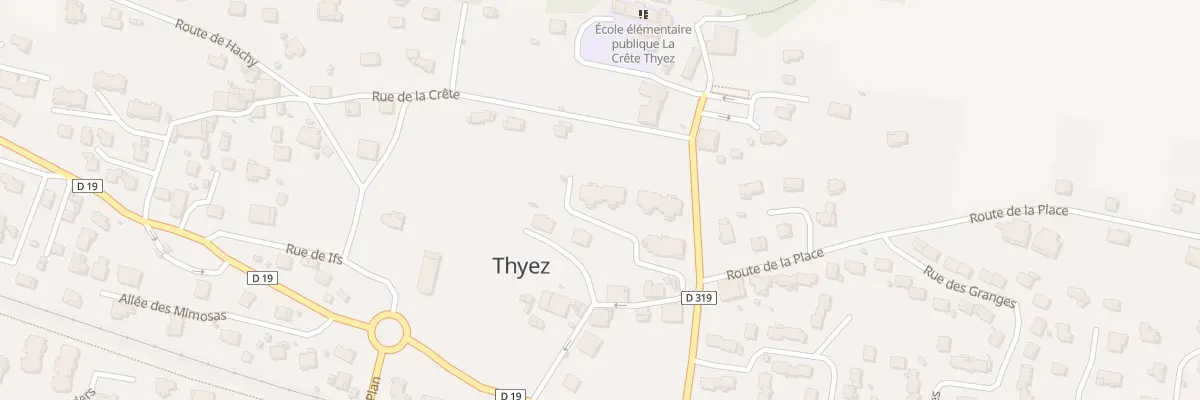 Plan du 30 Rue de la Chaumière à Thyez