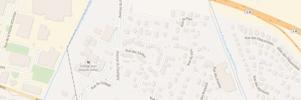 Plan du 152 Rue des Saules à Scionzier