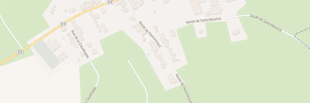 Plan du 180 Rte de Fauconcourt à Clézentaine