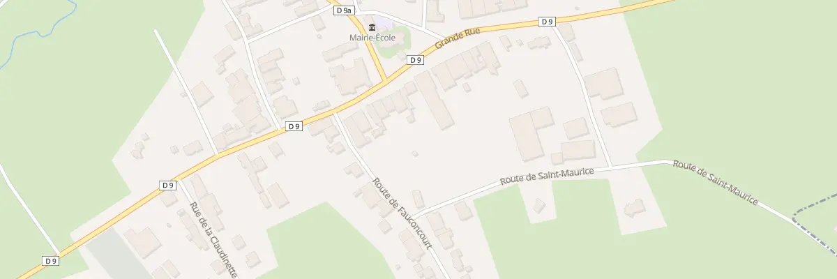 Plan du 325 Gr Grande Rue à Clézentaine