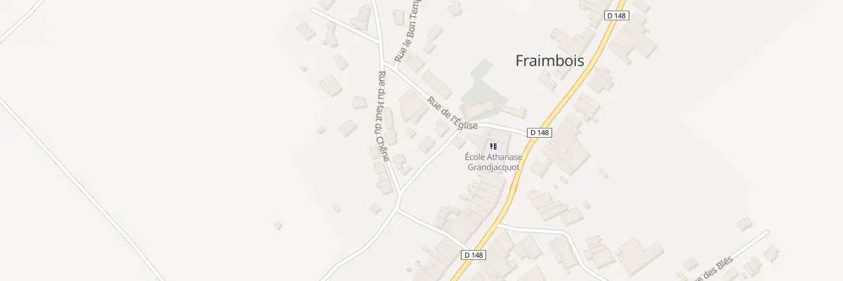 Plan du 2 Rue du Haut du Chêne à Fraimbois