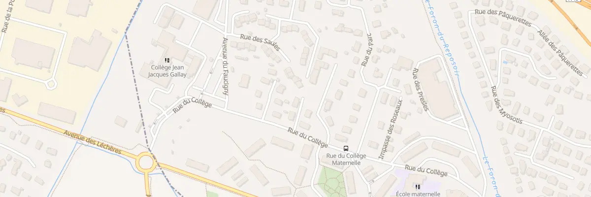 Plan du 480 Rue du Collège à Scionzier