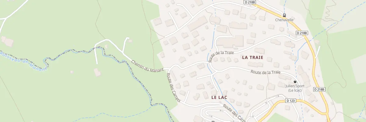 Plan du 5900 Les Frumiers à Hauteluce