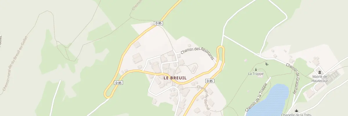 Plan du 91 Rue André Charvaz à Hautecour