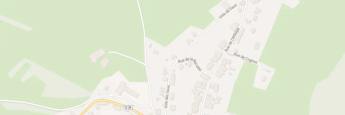 Plan du 9 Voie de Vaux à Mancenans