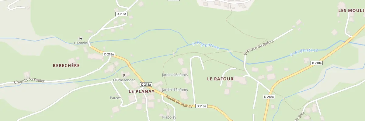 Plan du 6148 Le Planey à Beaufort