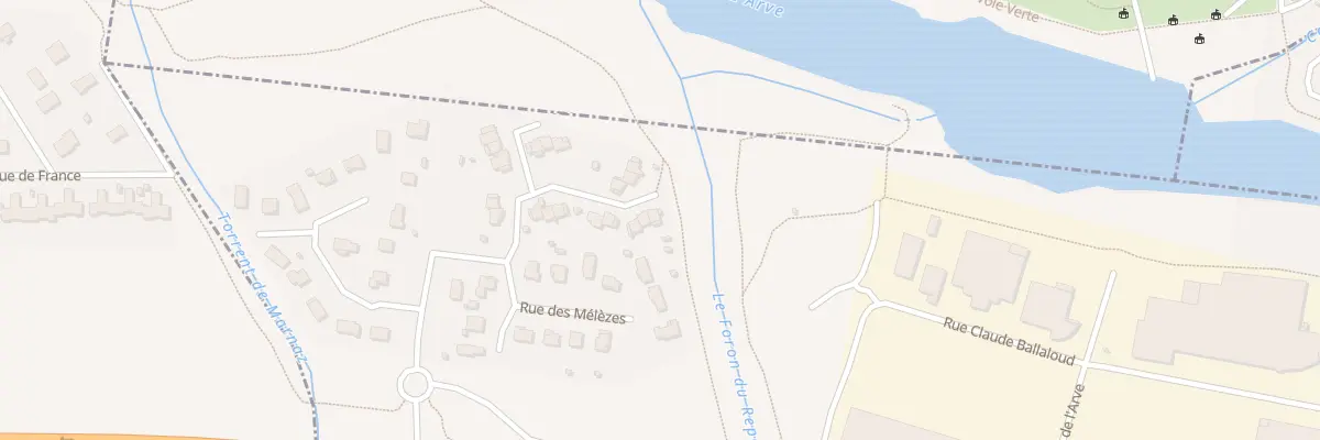 Plan du 198 Rue des Pêcheurs à Scionzier