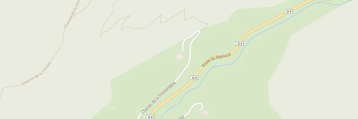 Plan du 437 Che de la Fromentière au Reposoir