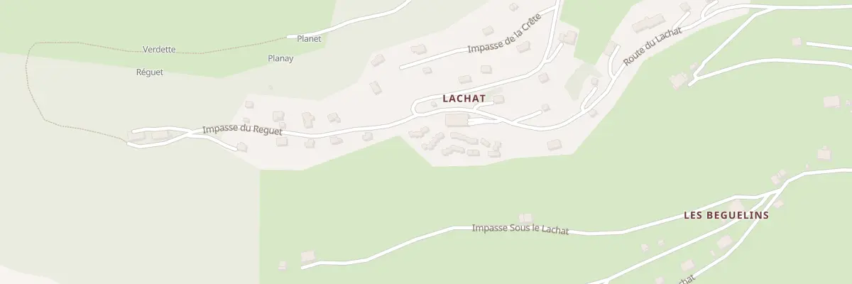 Plan du 5449 Lachat à Notre-Dame-de-Bellecombe
