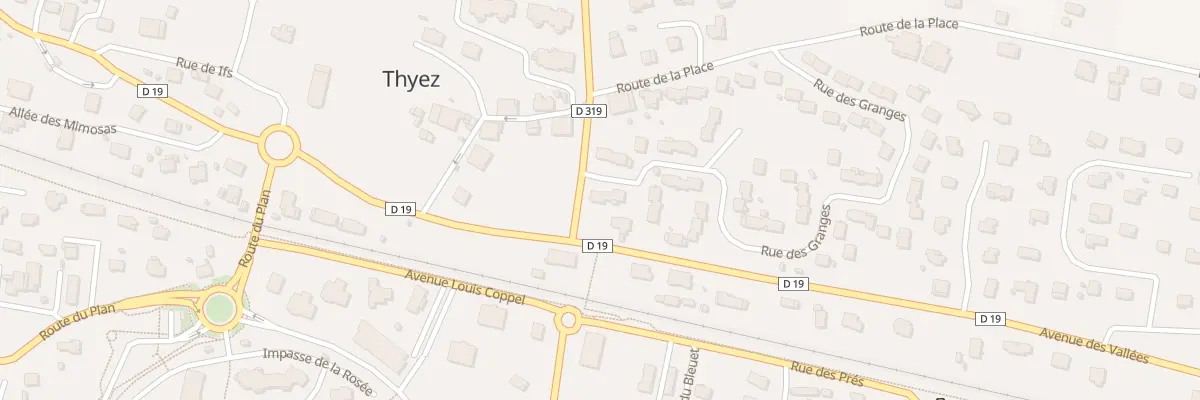 Plan du 8 Rue des Granges à Thyez