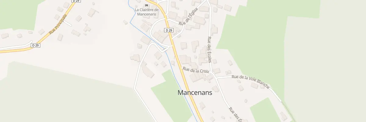Plan du 6 Rue Principale à Mancenans